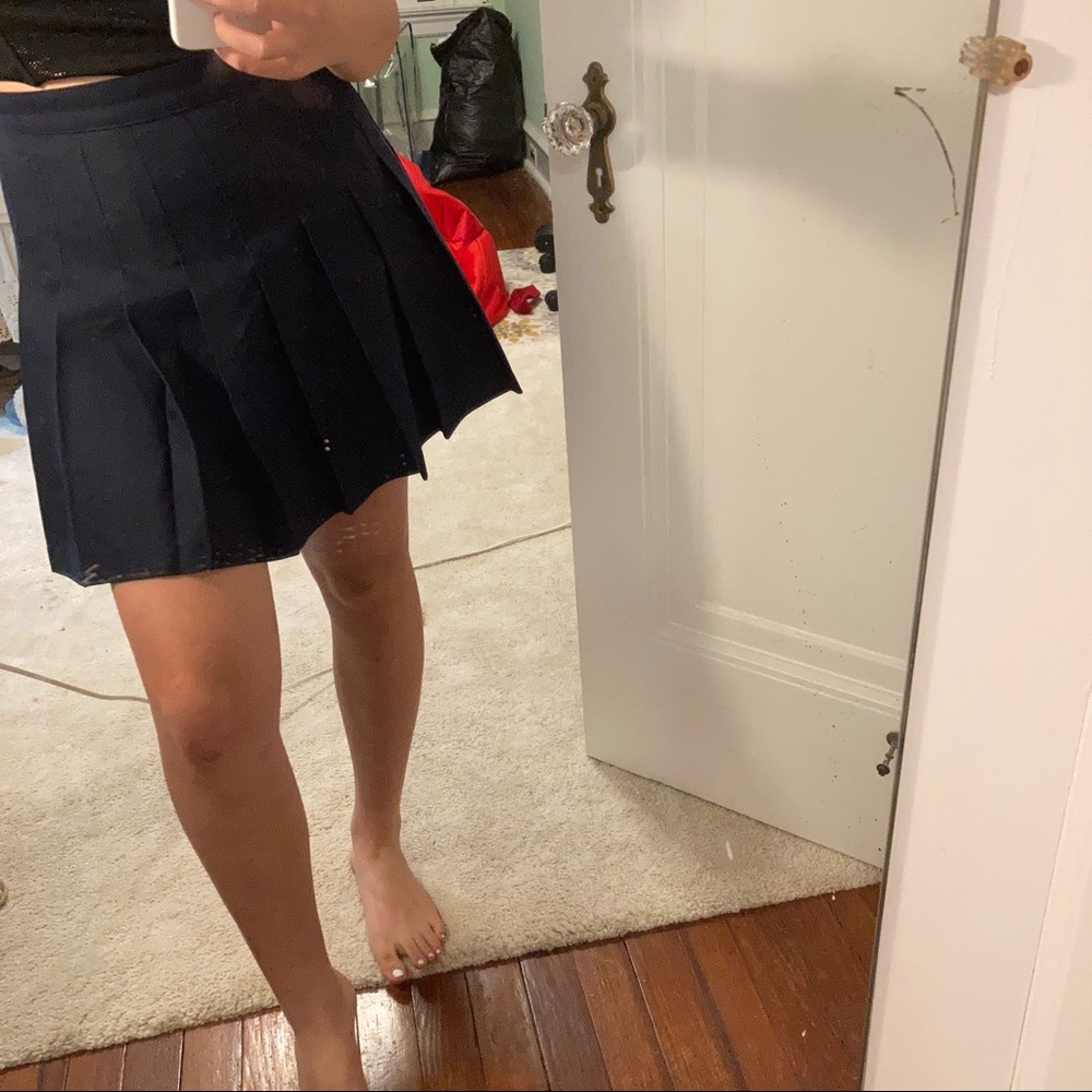 american apparel tennis mini skirt